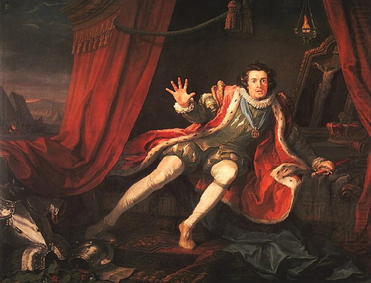 David Garrick as Richard III, William Hogarth